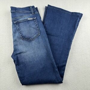 Joes Jeans Cosima Flare‎ Jeans Size 30 High Rise Med Wash HEMMED